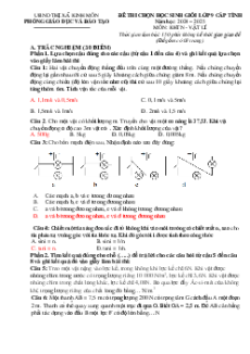 Bộ 25 Đề thi HSG Vật Lí 9 năm 2025 (có lời giải)