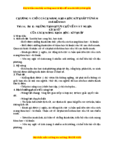 Giáo án Bài 12 Lịch sử 9: Những thành tựu chủ yếu và ý nghĩa lịch sử của cách mạng khoa học - kĩ thuật