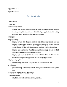 Giáo án Ôn tập chủ đề 3 (2024) Công nghệ Điện - Điện tử 12 Cánh diều