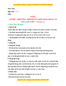 Giáo án Đề - xi - mét Toán lớp 2 Cánh diều
