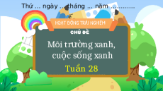 Giáo án Powerpoint Tuần 28 Hoạt động trải nghiệm lớp 2 Chân trời sáng tạo