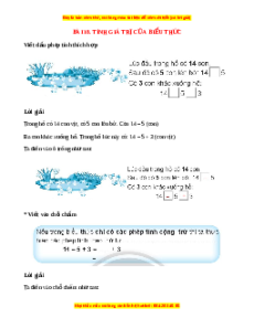 VBT Toán lớp 3 Bài 18 (Chân trời sáng tạo): Tính giá trị biểu thức