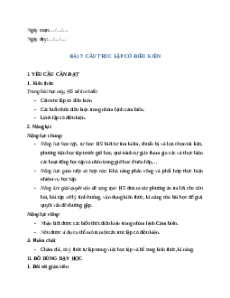 Giáo án Chủ đề F Bài 7 Tin học lớp 5 Cánh diều: Cấu trúc lặp có điều kiện
