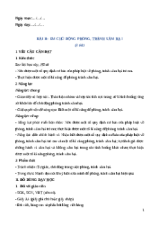 Giáo án Bài 11: Em chủ động phòng, tránh xâm hại Đạo đức lớp 5 Chân trời sáng tạo
