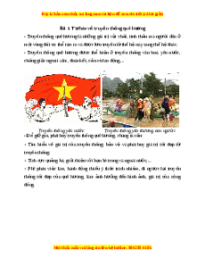 Lý thuyết GDCD 7 Chân trời sáng tạo Bài 1: Tự hào về truyền thống quê hương