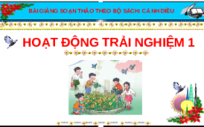 Giáo án Powerpoint Tuần 26: Vệ sinh nhà cửa HĐTN lớp 1 Cánh diều