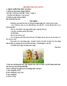 Bộ 10 đề thi Giữa kì 2 Tiếng Việt lớp 1 Kết nối tri thức có đáp án