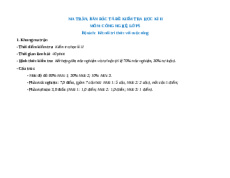 Bộ đề thi Cuối kì 2 Công nghệ lớp 5 Kết nối tri thức có đáp án