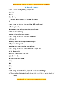 Bài tập trắc nghiệm tổng hợp Chương 1 Toán 10 Kết nối tri thức