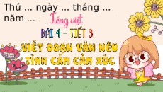 Giáo án Powerpoint Viết: Viết đoạn văn nêu tình cảm, cảm xúc (trang 125, 126) Tiếng việt lớp 4 Chân trời sáng tạo