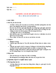 Giáo án Bé Mai đã lớn Tiếng Việt 2 Chân trời sáng tạo