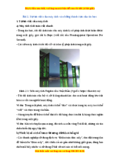 Lý thuyết Tin học 10 Cánh diều Bài 2: Sự ưu việt của máy tính và những thành tựu của tin học