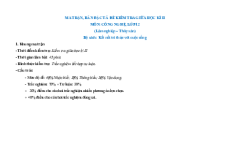 5 Đề thi Giữa kì 2 Công nghệ Lâm nghiệp Thủy sản 12 Kết nối tri thức