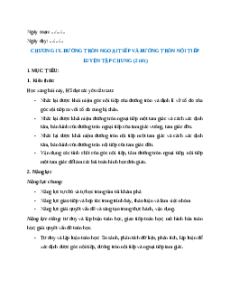 Giáo án Luyện tập chung (trang 79) Toán 9 Kết nối tri thức