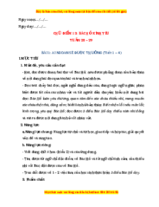 Giáo án Ai ngoan sẽ được thưởng Tiếng việt 2 Chân trời sáng tạo