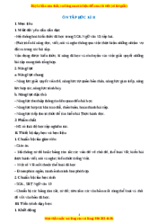 Giáo án Ôn tập học kì 2 (2024) Ngữ văn 10 Kết nối tri thức
