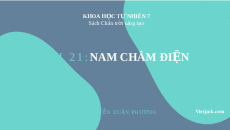 Giáo án powerpoint Nam châm điện | KHTN 7 Chân trời sáng tạo (Vật Lí)