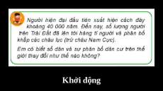 Giáo án Powerpoint Bài 27 Địa lí 6 Kết nối tri thức: Dân số và sự phân bố dân cư trên thế giới