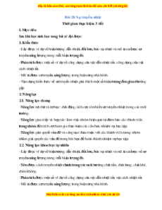 Giáo án Sự truyền nhiệt Vật lí 8 Kết nối tri thức