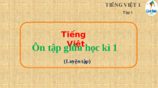Giáo án Powerpoint Ôn tập giữa học kì 1 (Tiết 1, 2) Tiếng việt lớp 1 Cánh diều