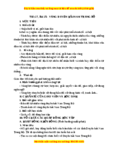 Giáo án Bài 25 Địa lí 9: Vùng duyên hải Nam Trung Bộ