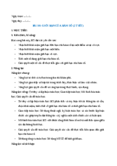 Giáo án Bài 16 Toán 11 Kết nối tri thức (năng lực số)