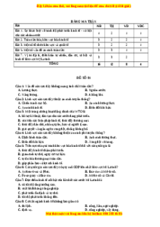 Đề thi giữa kì 1 Địa lí 11 Cánh diều có đáp án (đề 1)