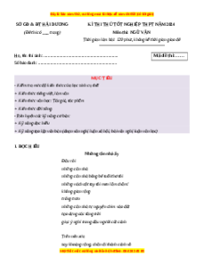 Đề thi thử tốt nghiệp Ngữ Văn Sở GD&ĐT Hải Dương năm 2024
