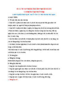 Giáo án Bài 4 Ngữ văn 11 Kết nối tri thức (năng lực số)