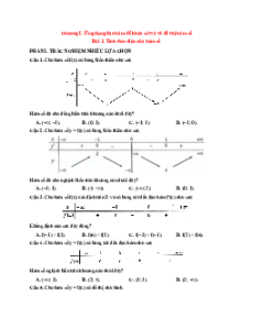 Trắc nghiệm Toán 12 Đúng-Sai, Trả lời ngắn Cánh diều (form 2025)