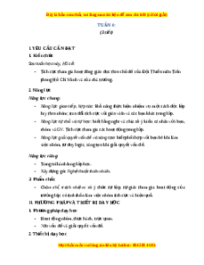 Giáo án Tuần 4 HĐTN lớp 4 Cánh diều