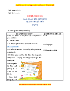 Giáo án Chăm học, chăm làm Tiếng Việt lớp 4 Cánh diều