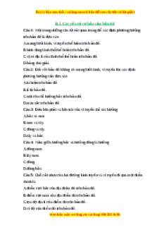 Trắc nghiệm Bài 3 Địa lí 6 Cánh diều: Lược đồ trí nhớ