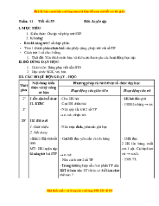 Giáo án Bài 53 Toán lớp 5: Luyện tập (Trang 54)