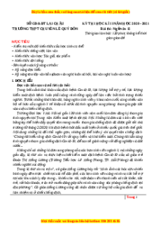 Đề thi thử Ngữ Văn trường Chuyên Lê Quý Đôn năm 2021