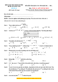 Đề thi Toán 10 Cuối kì 2 Kết nối tri thức cấu trúc mới (Đề 1)