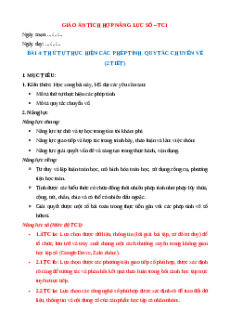 Giáo án Bài 4 Toán 7 Kết nối tri thức (năng lực số)