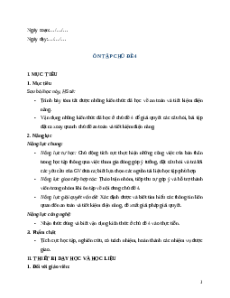 Giáo án Ôn tập chủ đề 4 (2024) Công nghệ Điện - Điện tử 12 Cánh diều