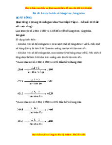 Giải Sgk Toán lớp 3 Bài 48: Làm tròn số đến hàng chục, hàng trăm (Kết nối tri thức)