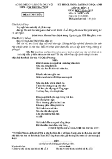 3 Đề thi Học sinh giỏi Văn 11 năm 2025