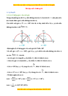 Tổng hợp lý thuyết Toán 10 Kết nối tri thức Chương 3