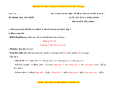 Bộ 7 đề thi cuối kì 2 KHTN 7 Kết nối tri thức (song song) có đáp án