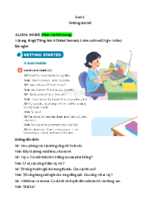 Trắc nghiệm Unit 2: My house Tiếng Anh 6 Global success