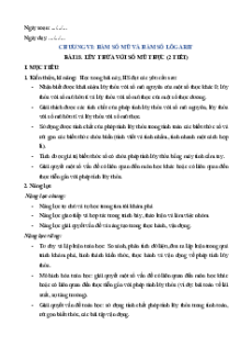 Giáo án Toán 11 Học kì 2 Kết nối tri thức (năng lực số)