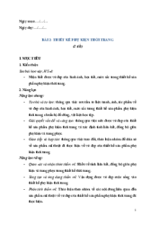 Giáo án Mĩ thuật 9 Kết nối tri thức | Giáo án Mĩ thuật 9 mới, chuẩn nhất