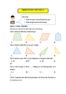 Bài tập cuối tuần Toán lớp 5 Kết nối tri thức Tuần 12