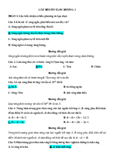 Bài tập ôn tập + Đề kiểm tra Vật Lí 11 Cánh diều Chương 2