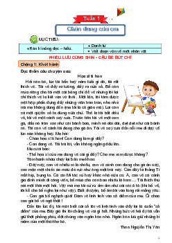 Bài tập cuối tuần Tiếng việt lớp 4 Cánh diều (Cả năm)