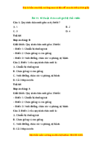 Trắc nghiệm Công nghệ 7 Bài 11 Chân trời sáng tạo: Kĩ thuật chăn nuôi gà thịt thả vườn