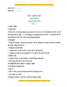 Giáo án Thơ tự do (2024) Cánh diều